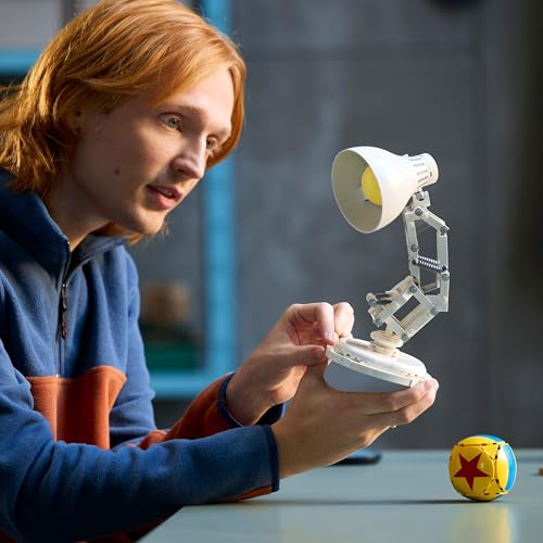 LEGO Ideas Disney Pixar Luxo Jr. Lamp Building Set - 613-Piece Collectible Model for Adults 9