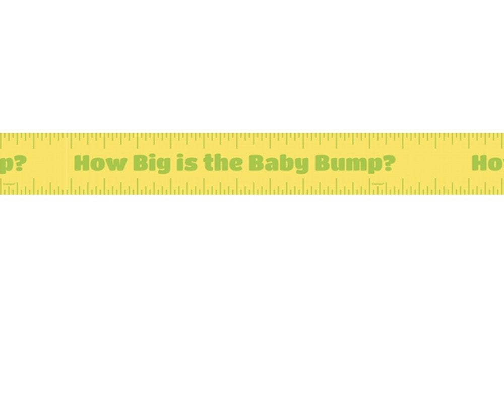 Unique Party Extra-Long Yellow Measuring Tape Baby Shower Game - 45m Length | Pack of 1 5