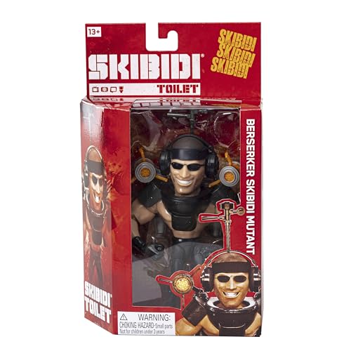 Skibidi Toilet Deluxe Berserker Mutant Figure - 6" Articulated Collectible, Ages 8+ 3