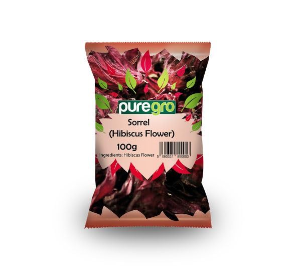 Puregro Dry Sorrel (Hibiscus Flower) - 100g Pack of 2 | For Drinks, Jelly & Desserts 2