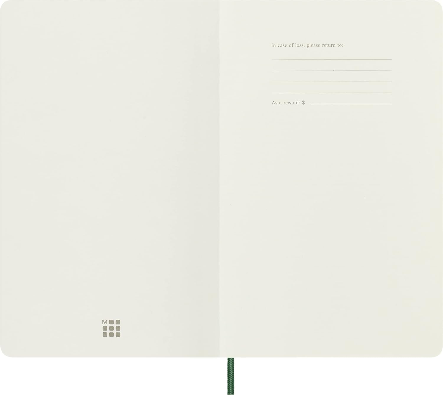 Moleskine Classic Notebook - Ruled Pages, Soft Cover, Large 13x21cm | 192 Pages, Myrtle Green 5