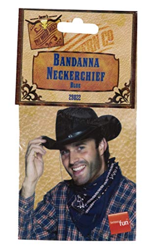 Smiffy's Western Bandana Neckerchief - Blue 6