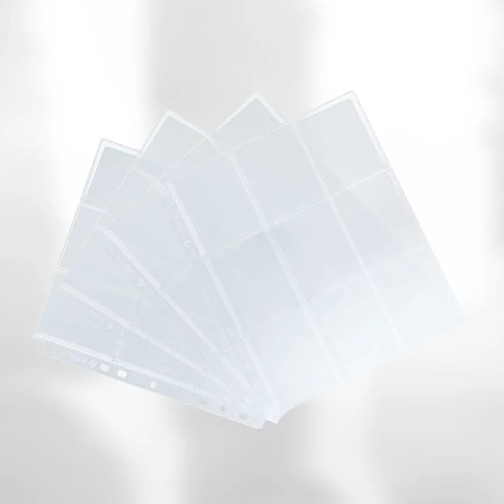 Gamegenic Ultrasonic 9-Pocket Card Pages for Ring Binders – 50 Pages