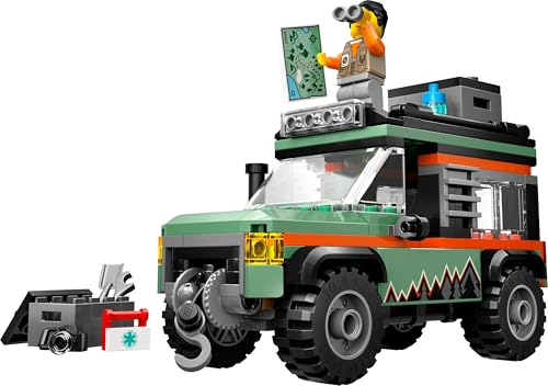 LEGO City Offroad-Spielzeugset „4x4 Mountain Truck“ – Baufahrzeug-Spielset für Kinder ab 6 Jahren