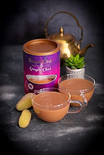 Royal Chai Ginger Unsweetened Chai Tea Mix - 400g Tub 3