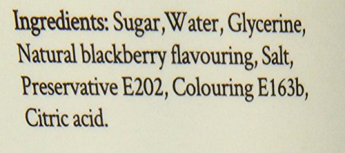 Simply - Blackberry Syrup, Vegan & Nut Free Flavoured Syrup for Coffee, Cocktails & Baking