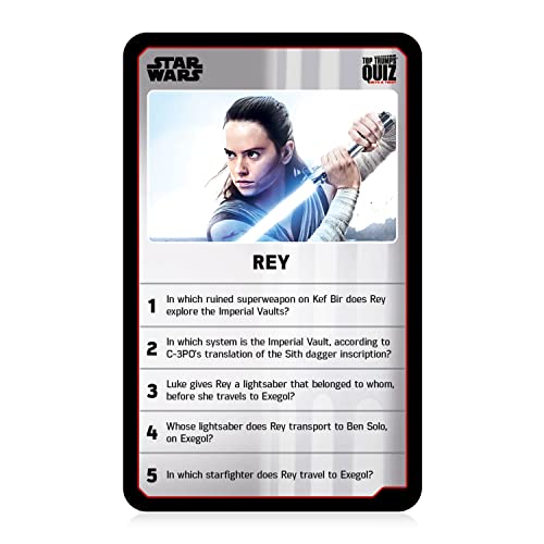 Top Trumps Star Wars Quiz Game Card Game (WM01405-EN1-6)