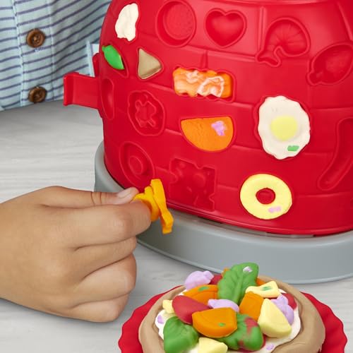 Play-Doh Kitchen Creations Pizza Oven Playset - 6 Colors & 8 Tools for Kids 3+