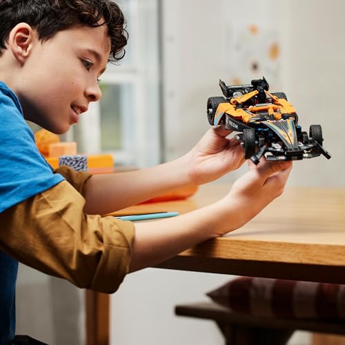 LEGO Technic NEOM McLaren Formula E Race Car Building Set - 463-Piece Pull-Back Action Toy for Ages 9+ 11