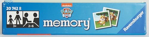 Ravensburger Paw Patrol Mini Memory Game - Matching Card Game for Kids