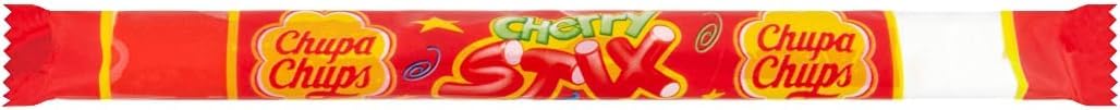 Chupa Chups Cherry Stix - Fondant Filled Chewy Sweets, 150 Pack
