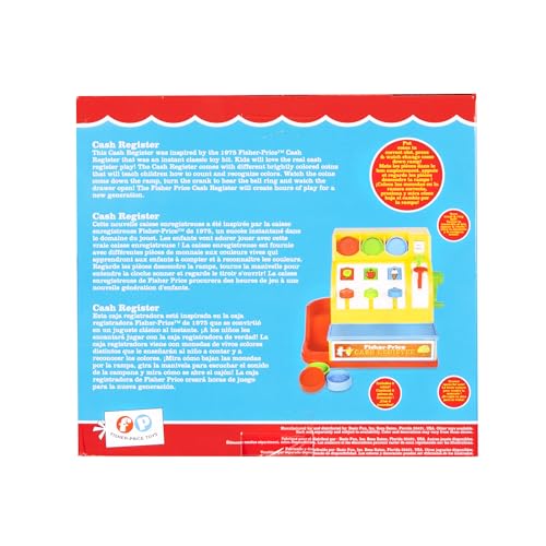 Fisher Price Classics 2073 Cash Register Toy - Imaginative Roleplay for Toddlers 6