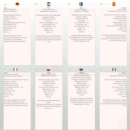 Wholefood Earth Jumbo Oats 1 kg | GMO Free | High Fibre | Vegan & Dairy Free 6