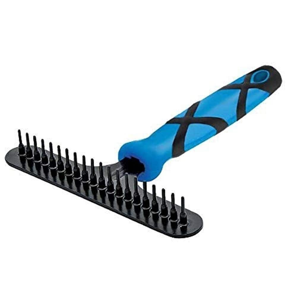 GROOM PROFESSIONAL Undercoat Rake for Dogs - Efficient Undercoat Removal | Comfortable Grip | Blue/Black