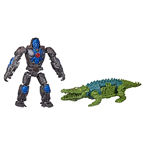 Transformers Beast Combiner 2-Pack: Optimus Primal & Skullcruncher - Convertible Action Figures for Ages 6+ 1