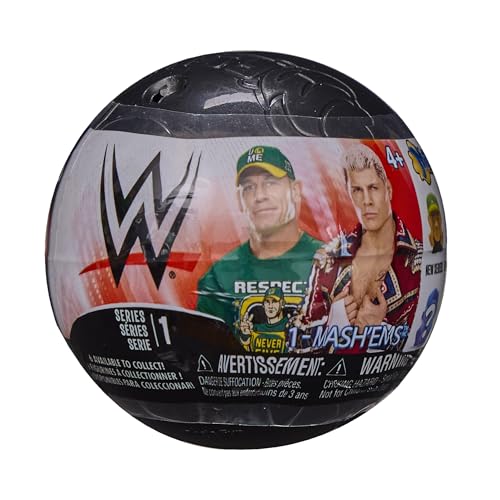 Mash"Ems WWE Squishy Collectible Figures - 6 to Collect, Ages 4+ 4