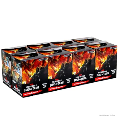 WizKids Dungeons & Dragons Icons of the Realms Fangs & Talons Miniature Booster Brick (96000)