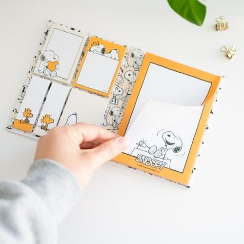 Grupo Erik Snoopy Lazy Days Set - 6 Sticky Notes in Various Sizes & Tabs | Official Merchandise 3