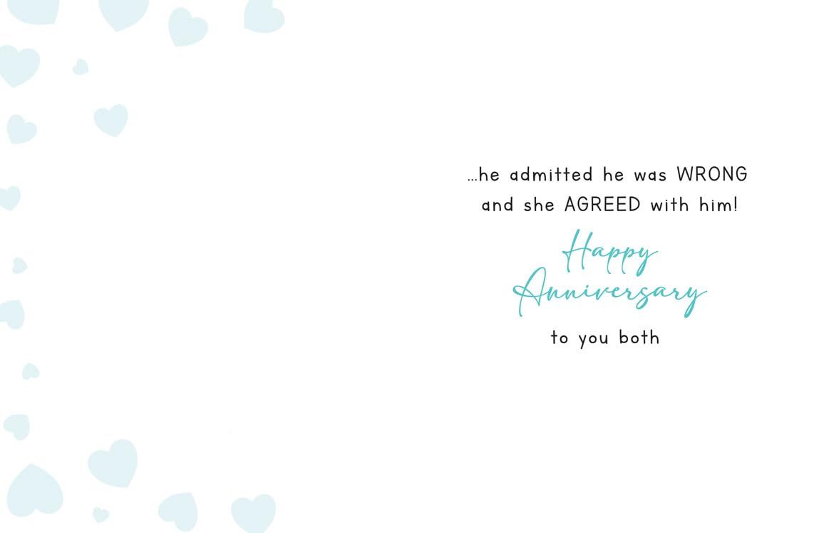 Piccadilly Greetings Anniversary Card - Humorous B&W Photo Design | 8 x 6 Inches