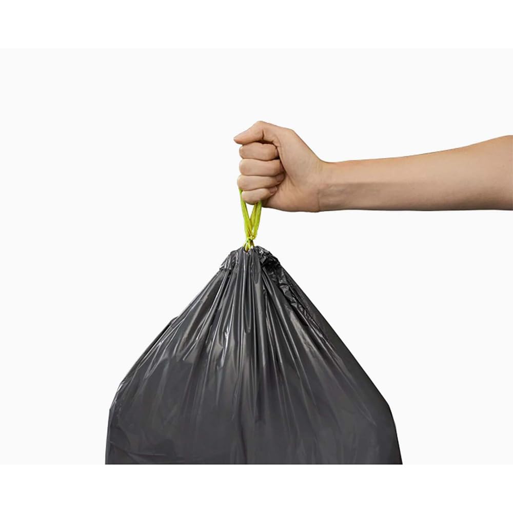 Joseph Joseph IW1 Eco Recycled Plastic Bin Liners - 24-36L Capacity | 20 Count | Black 2