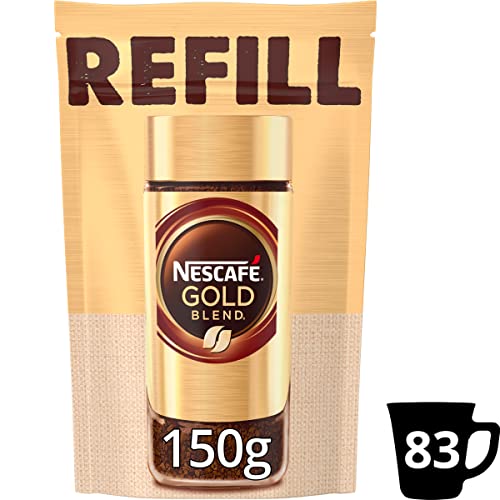 NESCAFÉ Gold Blend Refill 150g - Premium Instant Coffee (Pack of 5)