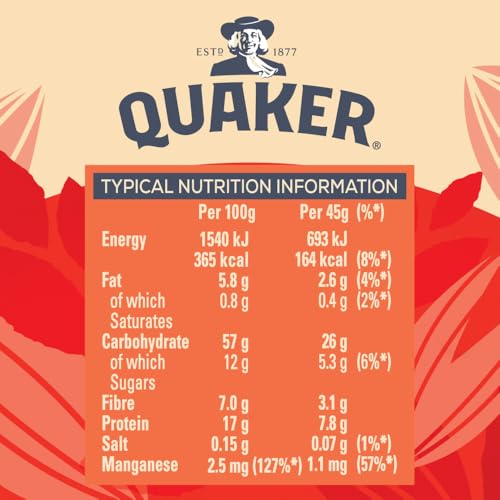 Quaker Oat So Simple Original Porridge Pots, 45 g (Pack of 8)