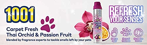 1001 Carpet Fresh Pet - Thai Orchid & Passionfruit - 300ml 4