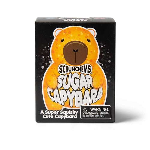 Scrunchems Sugar Capybara - Squishy Stress Relief Toy for Kids and Adults 22