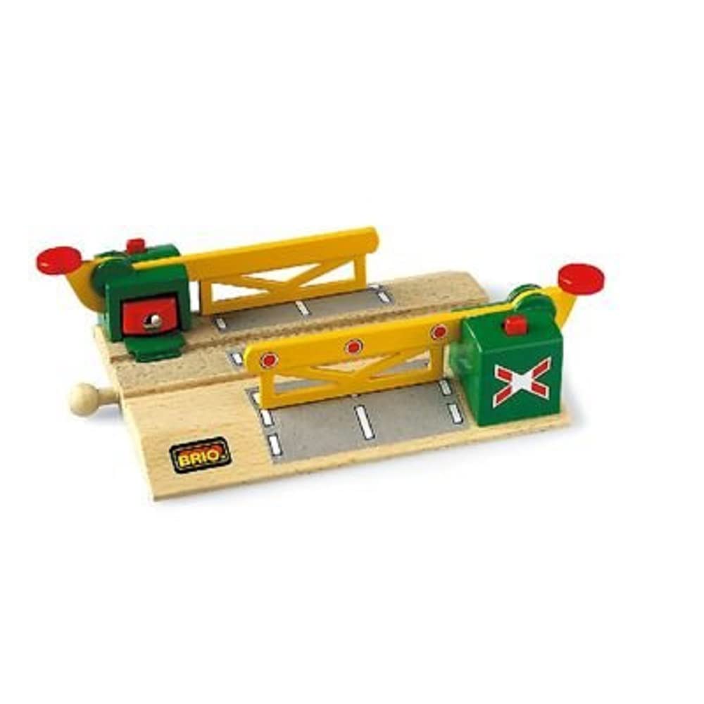 BRIO Magnetic Action Train Crossing - Wooden Railway Accessory for Kids 3+ 1