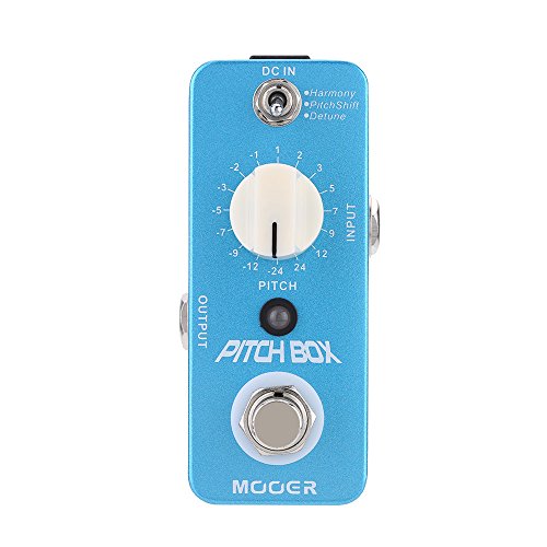 MOOER Pitch Box Pitch Shifter Harmonizer Pedal MPS1 - Blue Guitar Effects Pedal 5