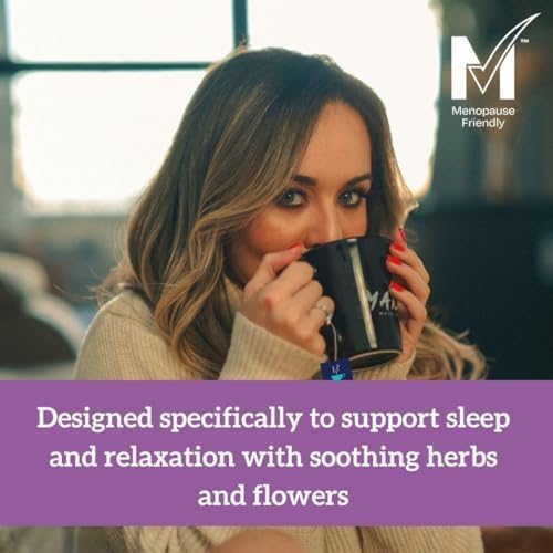 HOTTEA MAMA Night Owl Tea - Natural Sleep Supporting Herbal Tea for Women, Caffeine-Free, 15 Whole Leaf Tea Bags