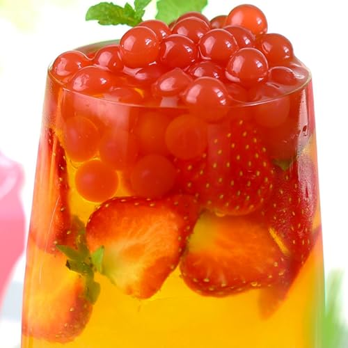 The TeaShed Peach Bubble Tea Syrup - 30ml Fruit Syrup for Homemade Bubble Tea