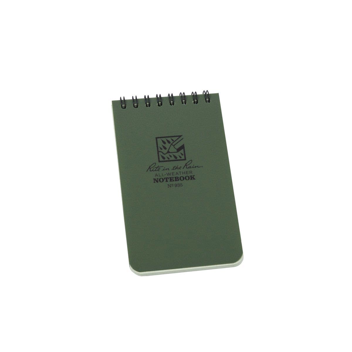 Rite in the Rain Waterproof Universal Pocket Top Wirebound Notebook | 3 x 5 Inch | 100 Pages | Green