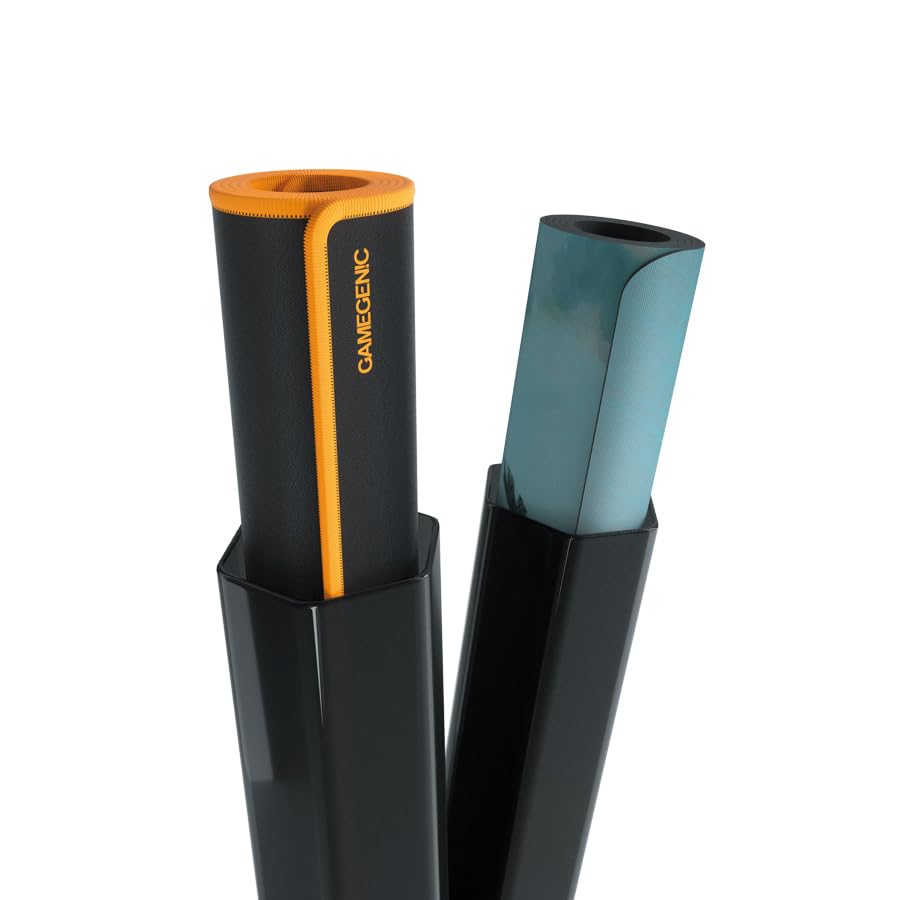 Gamegenic Playmat Tube - Secure Storage | Scratch-Resistant PETG | Black 5