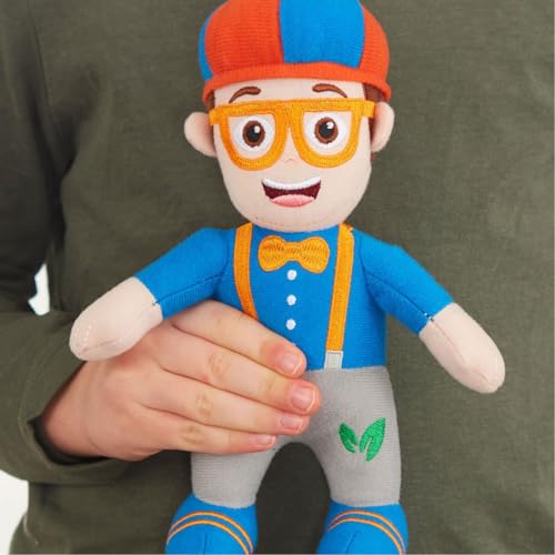 Blippi Eco Soft Toy - Supersoft 100% Recycled Plush for Toddlers 18M+