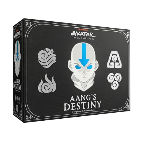 USAopoly Avatar – Der Herr der Elemente: Aangs Schicksal – Kooperatives Deckbauspiel (DB096-653-002400-04)
