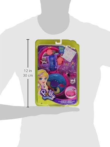 Polly Pocket Pocket World Flamingo Floatie Compact with Surprise Reveals, Micro Dolls & Accessories - Ages 4-10 2