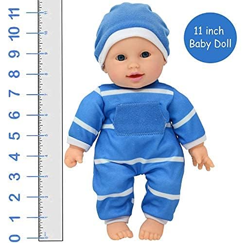 The New York Doll Collection 11 inch Soft Body Baby Boy Doll - Caucasian 5