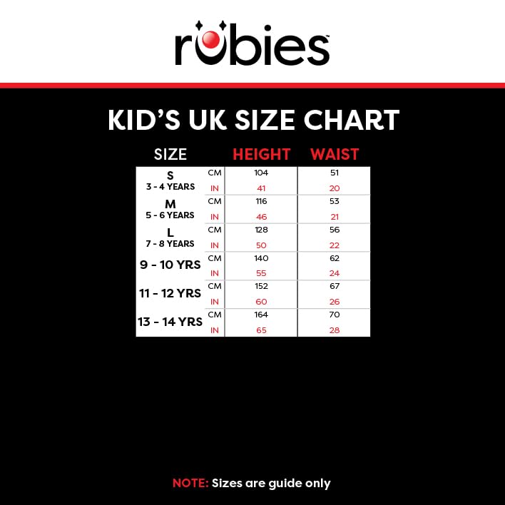 Rubies Official Marvel Spider-Man Classic Child Costume | Size 5-6 Years | Unisex 6