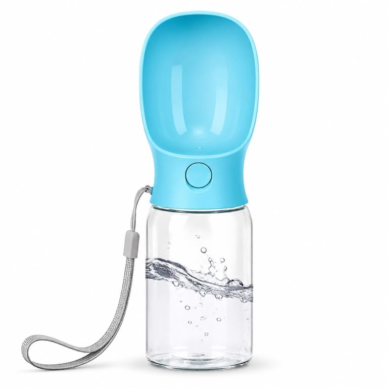 Muexoee Dog Water Bottle - 350ml Spring Green | Leak-Proof | Portable 1