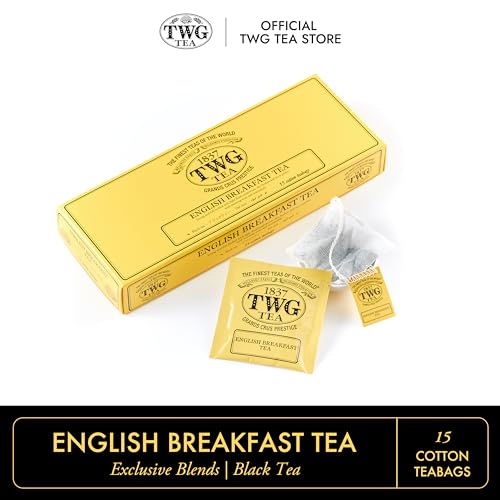 TWG Tea English Breakfast Tea | Black Tea with Floral Undertones | 15 Hand-Sewn Cotton Teabags 11