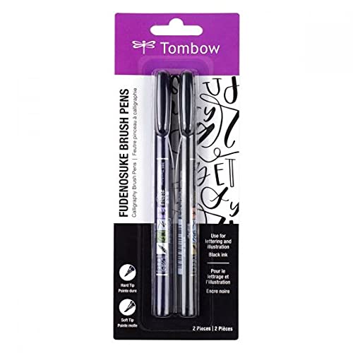 Tombow - Fudenosuke Brush Pen Set Art Pens