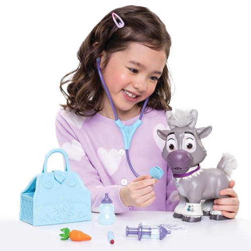 Disney Frozen Young Sven Care Kit - Interactive Vet Playset for Ages 3+ 8