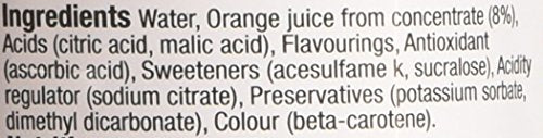Morrisons No Added Sugar Fruit Burst Orange Juice Drink, 4 x 250ml