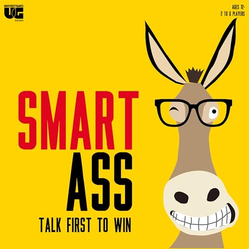 University Games Smart Ass Board Game | Ages 12+ | 2-8 Players | New Questions Edition