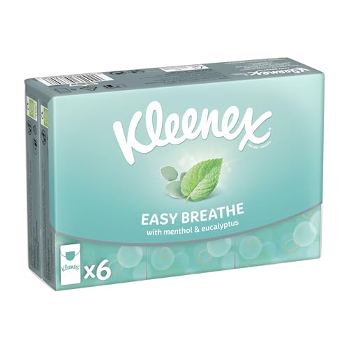 Kleenex - Easy Breathe Travel Pocket Tissues with Natural Menthol and Eucalyptus