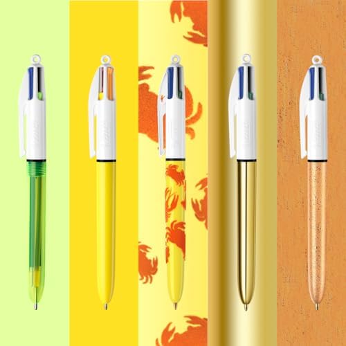 BIC 4 Colours Special Collection Ballpoint Pens - 15 Pack | 1.0mm Medium Point | Multicolor Ink 3