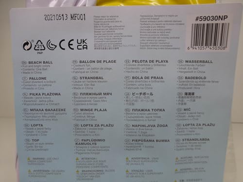 Intex 59030EP 24 Zoll glänzender Strandball – Spielen im Freien für Kinder ab 3 Jahren 9