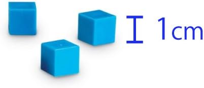 Learning Resources Grooved Plastic Base 10 Units - Set of 100, 1cm Cubes for Math Learning 2