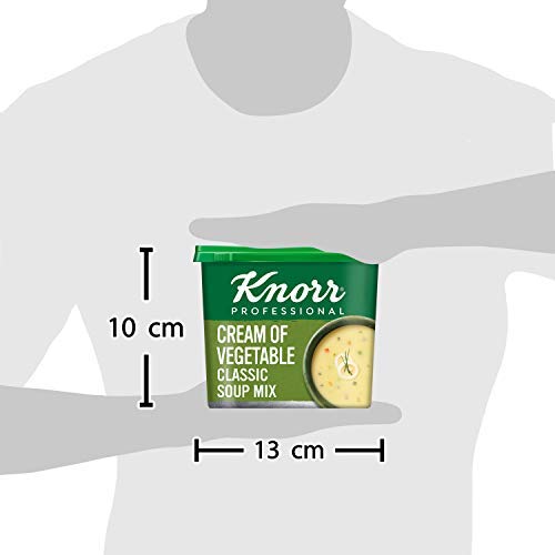 Knorr Classic Cream of Vegetable Soup Mix, 25 Portions (4.25L) - Vegetarian, No Artificial Preservatives